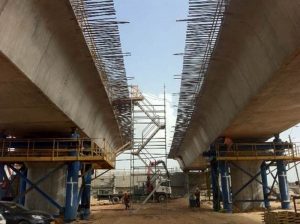 פרויקט תחבורתי הקמת גשר שער הירדן iSTERN מבית וקסמן גוברין - עבודה על פרוייקט כביש 722 הפרדה מסילתית