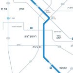 נת"ע קו כחול iSTERN מבית וקסמן גוברין - נת"ע קו כחול מפה