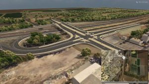 פרויקט תחבורתי הקמת גשר שער הירדן כביש 22 - מחלף חן